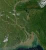 Satellite image of Bangladesh (NASA)