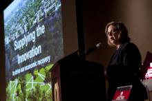 Carol Whitacre delivers State of Research address Carol Whitacre delivers State of Research address