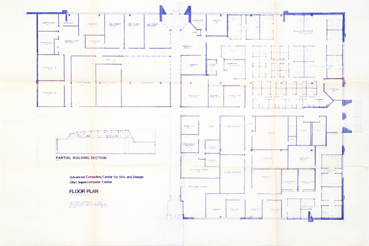 A 1987 blueprint proposal for the building at 1224 Kinnear. 1987 blueprint proposal for the building at 1224 Kinnear.