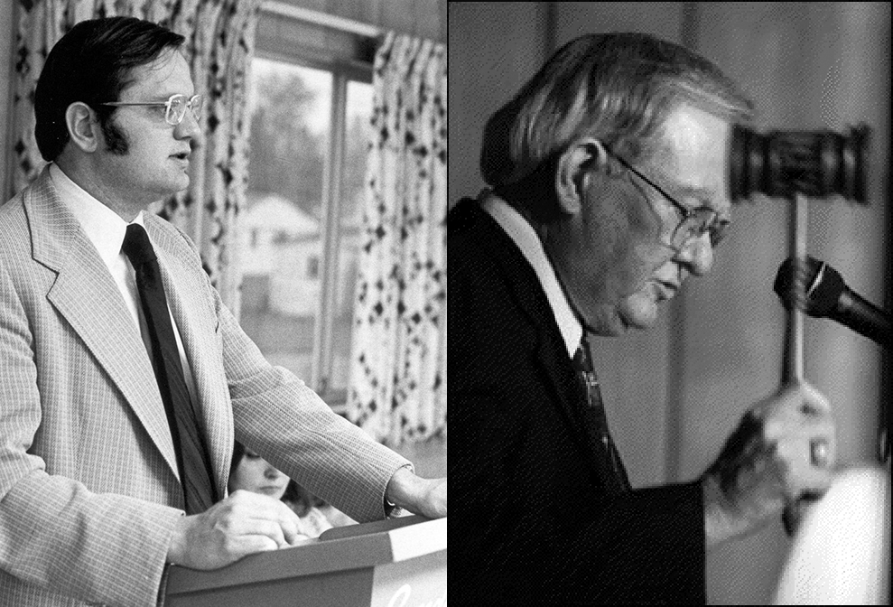 Ohio Senate President Paul Gillmor and House Speaker Verne Riffe, leaders of the Ohio General Assembly when OSC was formed.. Ohio Senate President Paul Gillmor and House Speaker Verne Riffe, leaders of the Ohio General Assembly when OSC was formed..