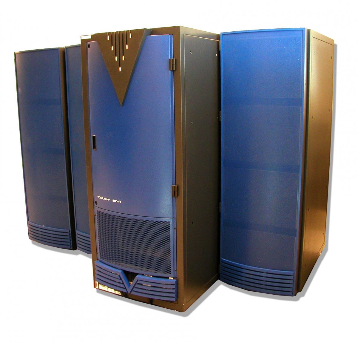 Press photo of a Cray SV-1 system