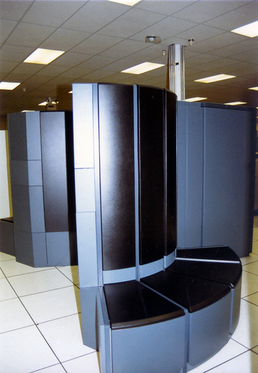 OSC's Cray Y-MP supercomputer - the world's fastest.