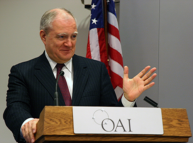 Federal science advisor John Marburger keynoted the opening of the RRSCS. Federal science advisor John Marburger keynoted the opening of the RRSCS.