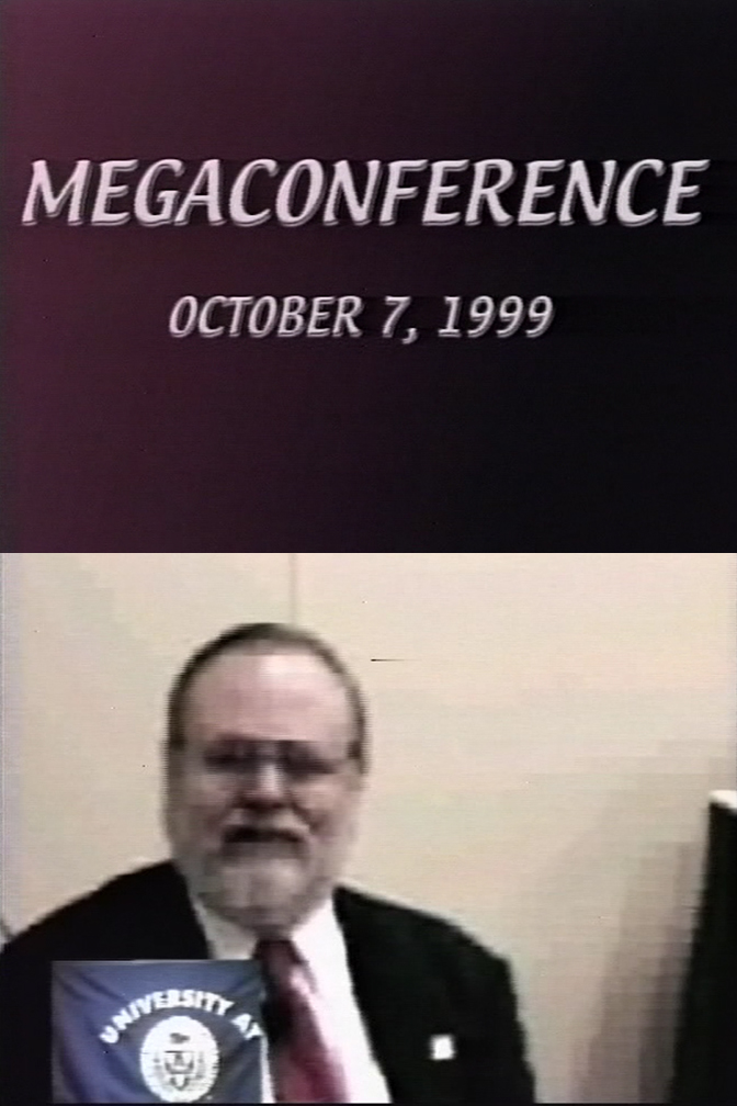 Screenshot of Bob Dixon at the first Megaconference.