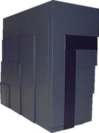 Press photo of a Cray T3E system.
