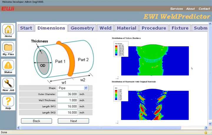 OSC and EWI partnered in 2006 to created an HPC portal for welding solutions.