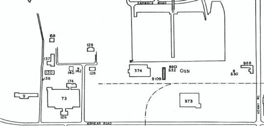 Schematics for the property at 1224 Kinnear Road, the site of OSC today.