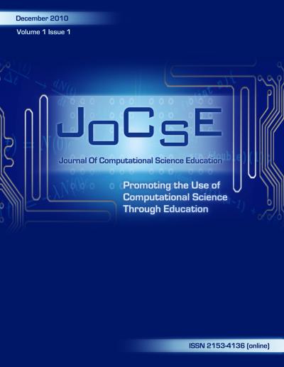 Cover shot of the Journal of Computational Science Education.
