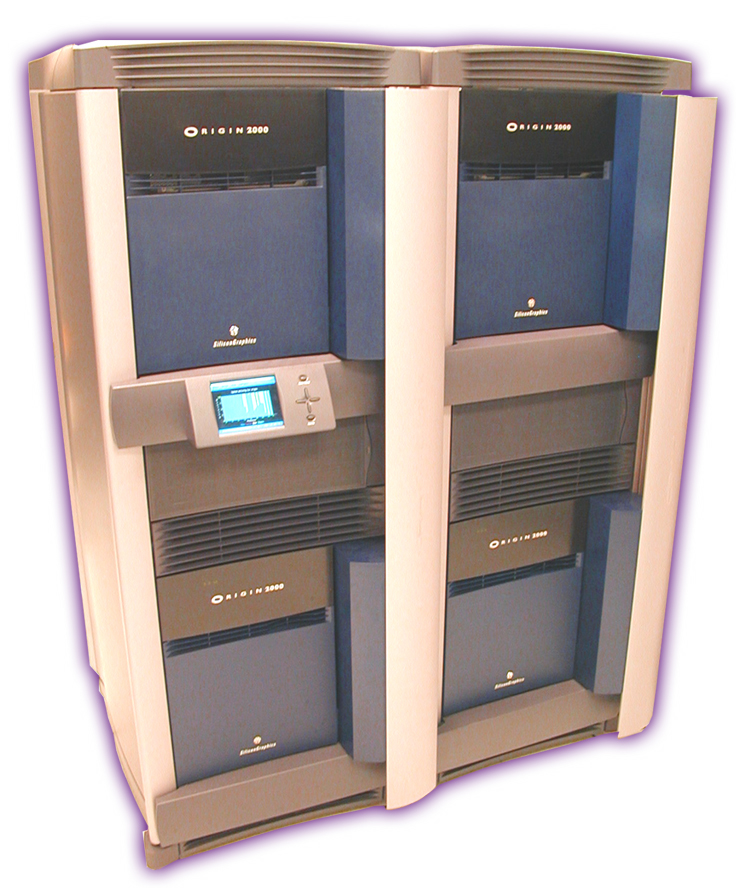 Press photo of an SGI Origin 2000 system. Press photo of an SGI Origin 2000 system