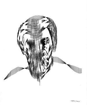 Sine Man by Charles Csuri. Sine Man by Charles Csuri.