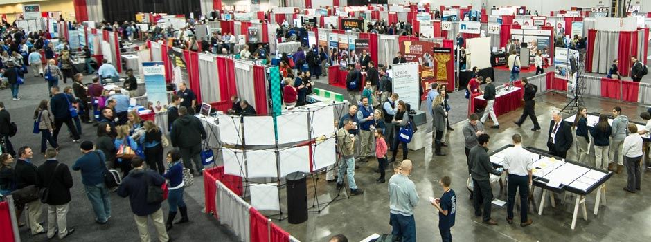 Exhibit floor at OETC